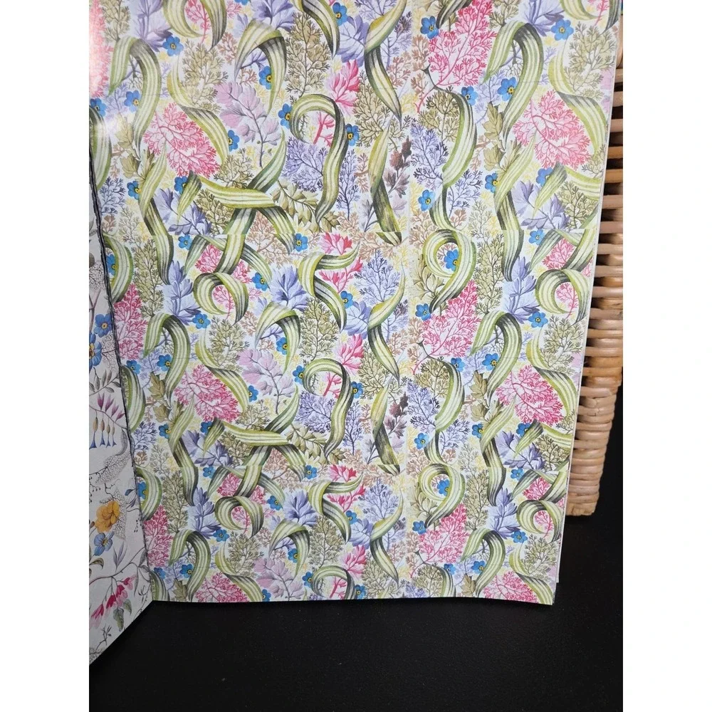 Giftwraps by Artists: English Floral Patterns 18th Century Giftwraps Book USED!